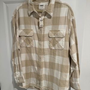 Aerie checkered xl flannel
